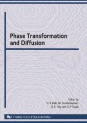 book Phase Transformation and Diffusion