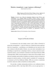 book Direito e imanência: o que é pensar a diferença? In: Bonato, G.  Filosofia e direito: reflexões. Um tributo ao professor Cleverson Leite Bastos