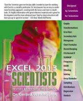 book Excel 2013 for Scientists