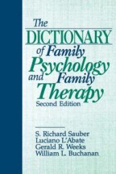 book The Dictionary of Family Psychology and Family Therapy