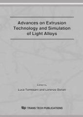 book Advances on Extrusion Technology and Simulation of Light Alloys