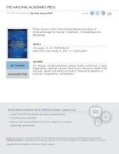 book Policy Issues in the Clinical Development and Use of Immunotherapy for Cancer Treatment: Proceedings of a Workshop