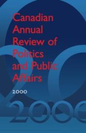 book Canadian Annual Review of Politics and Public Affairs 2000