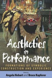 book Aesthetics in Performance: Formations of Symbolic Construction and Experience