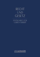 book Recht und Gesetz. Festschrift für Ulrich Seibert