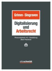 book Digitalisierung und Arbeitsrecht: Personalarbeit 4.0 – Gestaltung – Best Practices