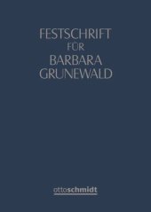 book Festschrift für Barbara Grunewald