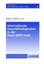 book Internationale Geschäftstätigkeiten in der Nach-BEPS-Welt