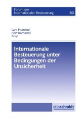 book Internationale Besteuerung unter Bedingungen der Unsicherheit