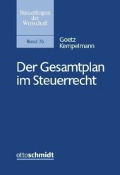 book Der Gesamtplan im Steuerrecht