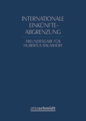 book Internationale Einkünfteabgrenzung