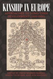 book Kinship in Europe: Approaches to Long-Term Development (1300-1900)