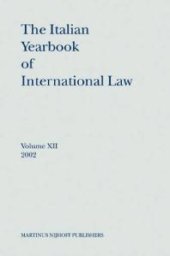 book Italian Yearbook of International Law (2002)