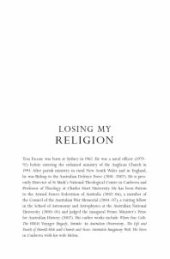 book Losing My Religion: Unbelief in Australia