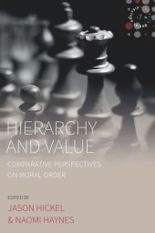 book Hierarchy and Value: Comparative Perspectives on Moral Order