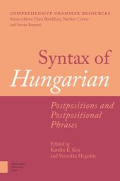 book Syntax of Hungarian: Postpositions and Postpositional Phrases