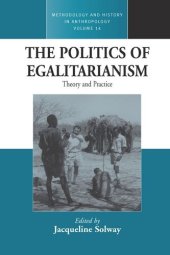 book The Politics of Egalitarianism: Theory and Practice