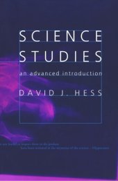 book Science Studies: An Advanced Introduction