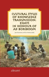 book Cultural Styles of Knowledge Transmission: Essays in Honour of Ad Borsboom