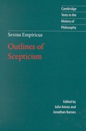 book Sextus Empiricus: Outlines of Scepticism 