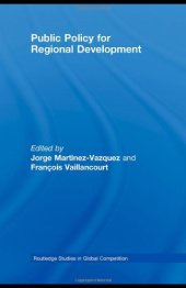 book Public Policy for Regional Development 