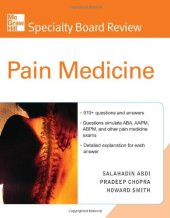 book McGraw-Hill Specialty Board Review Pain Medicine