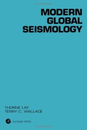 book Modern Global Seismology