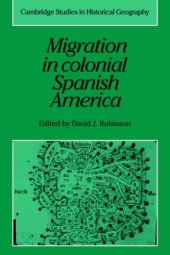 book Migration in Colonial Spanish America 