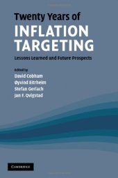 book Twenty Years of Inflation Targeting: Lessons Learned and Future Prospects