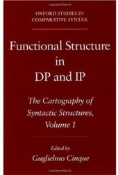 book Functional Structure in DP and IP: The Cartography of Syntactic Structures