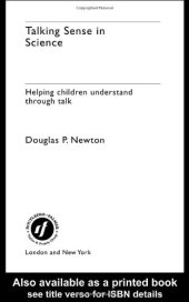 book Talking Sense in Science: Helping Children Understand Through Talk