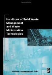 book Handbook of Solid Waste Management and Waste Minimization Technologies