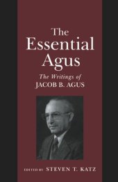 book The Essential Agus: The Writings of Jacob B. Agus