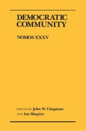 book Democratic Community: Nomos XXXV