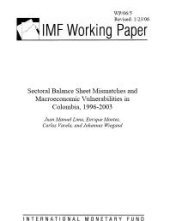 book Sectoral Balance Sheet Mismatches and Macroeconomic Vulnerabilities in Colombia, 1996-2003