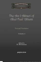 book The Ain I Akbari of Abul Fazl 'Allami: Text and Translation