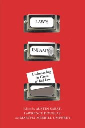 book Law's Infamy: Understanding the Canon of Bad Law