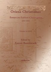 book Oriens Christianus (1901-1941): Essays on Eastern Christianity