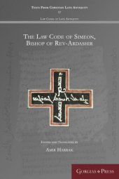 book The Law Code of Simeon, Bishop of Rev-Ardashir