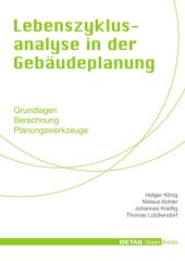 book Lebenszyklusanalyse in der Gebäudeplanung