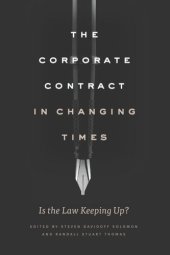 book The Corporate Contract in Changing Times: Is the Law Keeping Up?