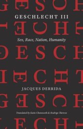 book Geschlecht III: Sex, Race, Nation, Humanity