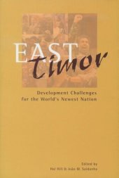 book East Timor: Development Challenges for the World's Newest Nation