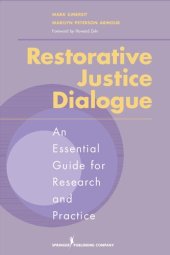book Restorative Justice Dialogue: An Essential Guide for Research and Practice