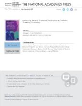 book Measuring Serious Emotional Disturbance in Children: Workshop Summary