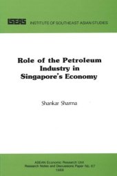 book The Role of the Petroleum Industry in Singapore's Economy