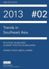 book Political Islam and Islamist Politics in Malaysia