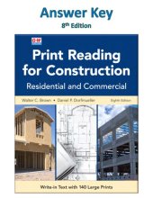 book Print Reading for Contruction 8th Edition ANSWER KEY