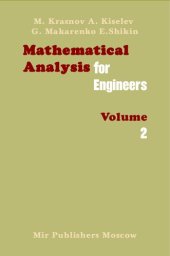 book Mathematical Analysis for Engineers, Volume 2