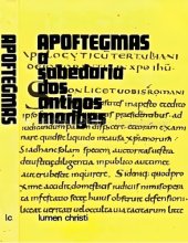 book Apoftegmas, a Sabedoria dos Antigos Monges